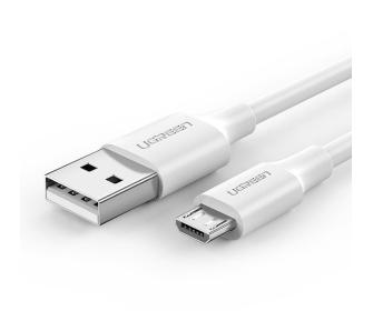 Kabel UGREEN micro USB QC 3.0 2.4A 0.25m (biały)