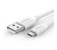 UGREEN micro USB QC 3,0 2,4A 1m Biały