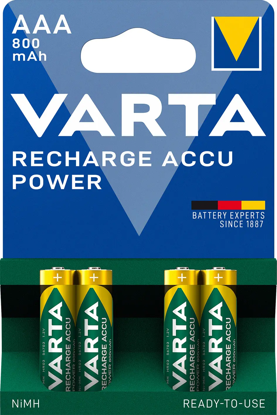 Akumulatorki VARTA Rechargeable ACCU AAA 800mAh 4szt.