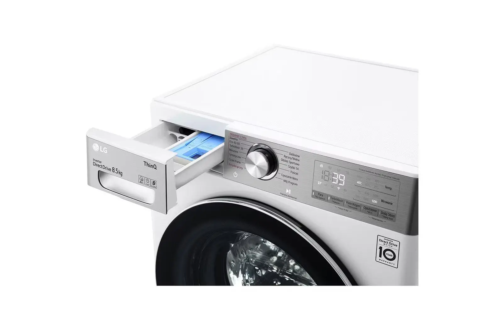 Pralka LG Vivace V900 F2WV9S8P2E Slim 8,5kg 1200obr/min Zdalne sterowanie