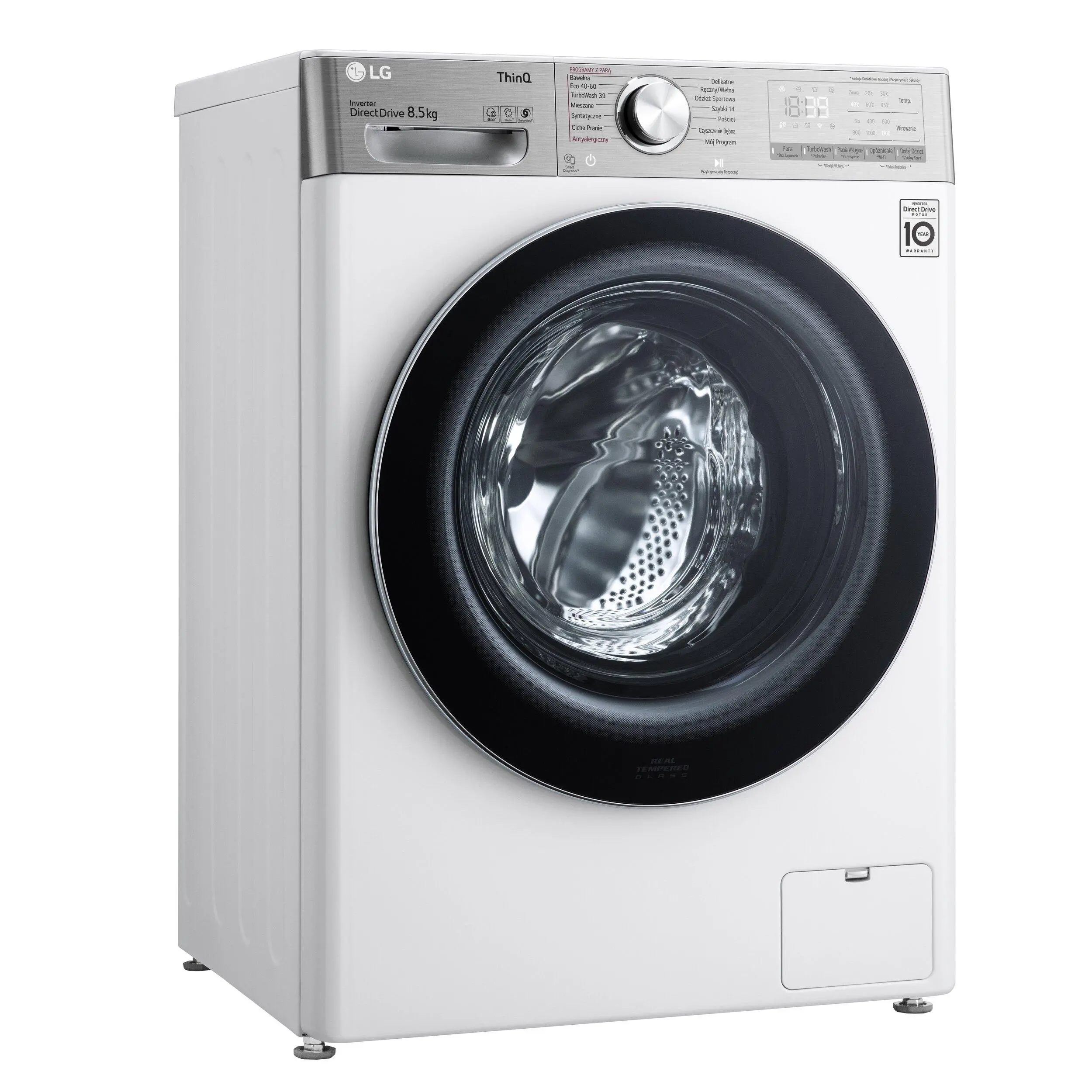 Pralka LG Vivace V900 F2WV9S8P2E Slim 8,5kg 1200obr/min Zdalne sterowanie