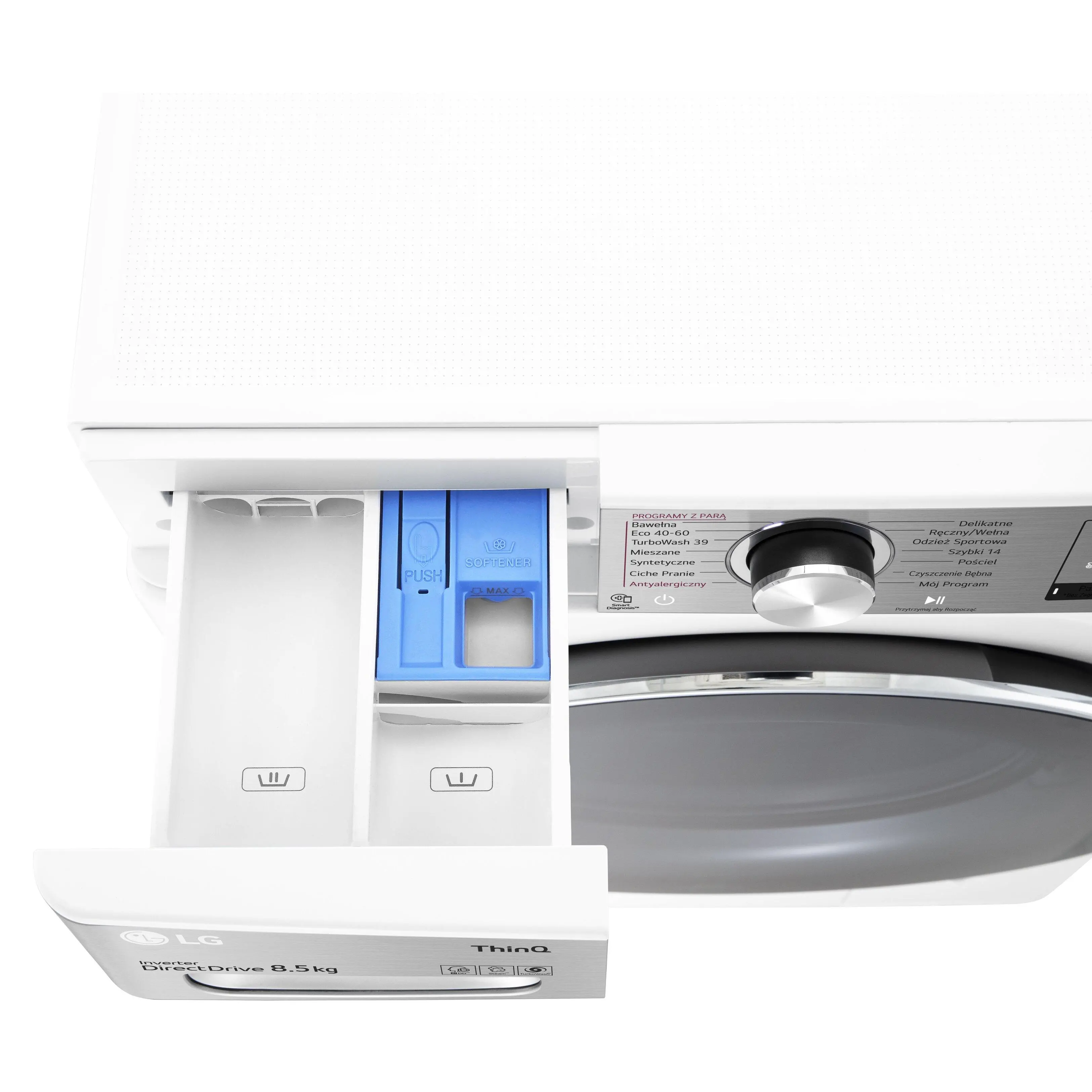 Pralka LG Vivace V900 F2WV9S8P2E Slim 8,5kg 1200obr/min Zdalne sterowanie