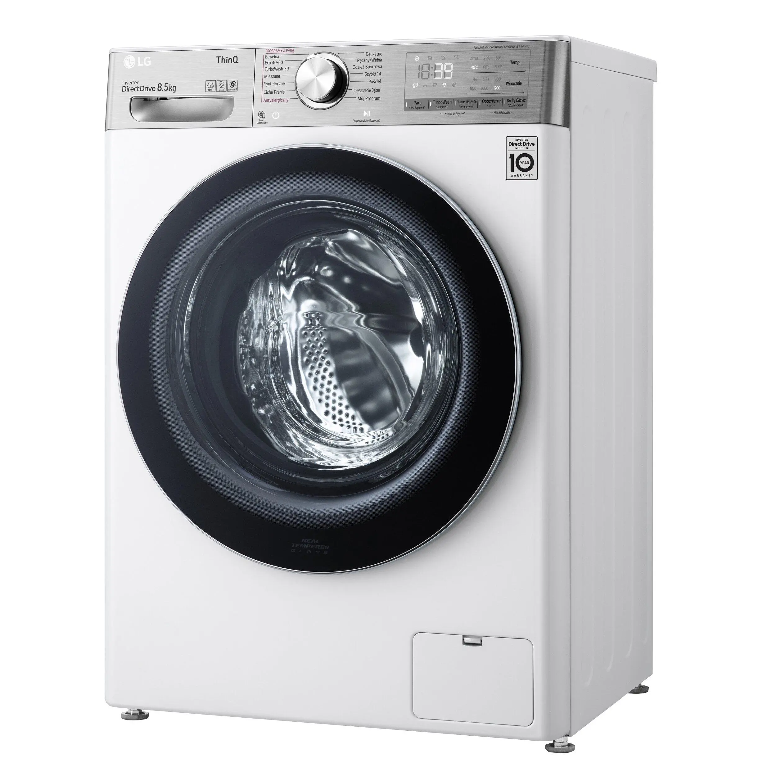 Pralka LG Vivace V900 F2WV9S8P2E Slim 8,5kg 1200obr/min Zdalne sterowanie
