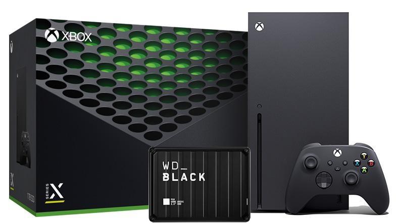 Konsola Xbox Series X z napędem - 1TB - dysk WD Black P10 4TB