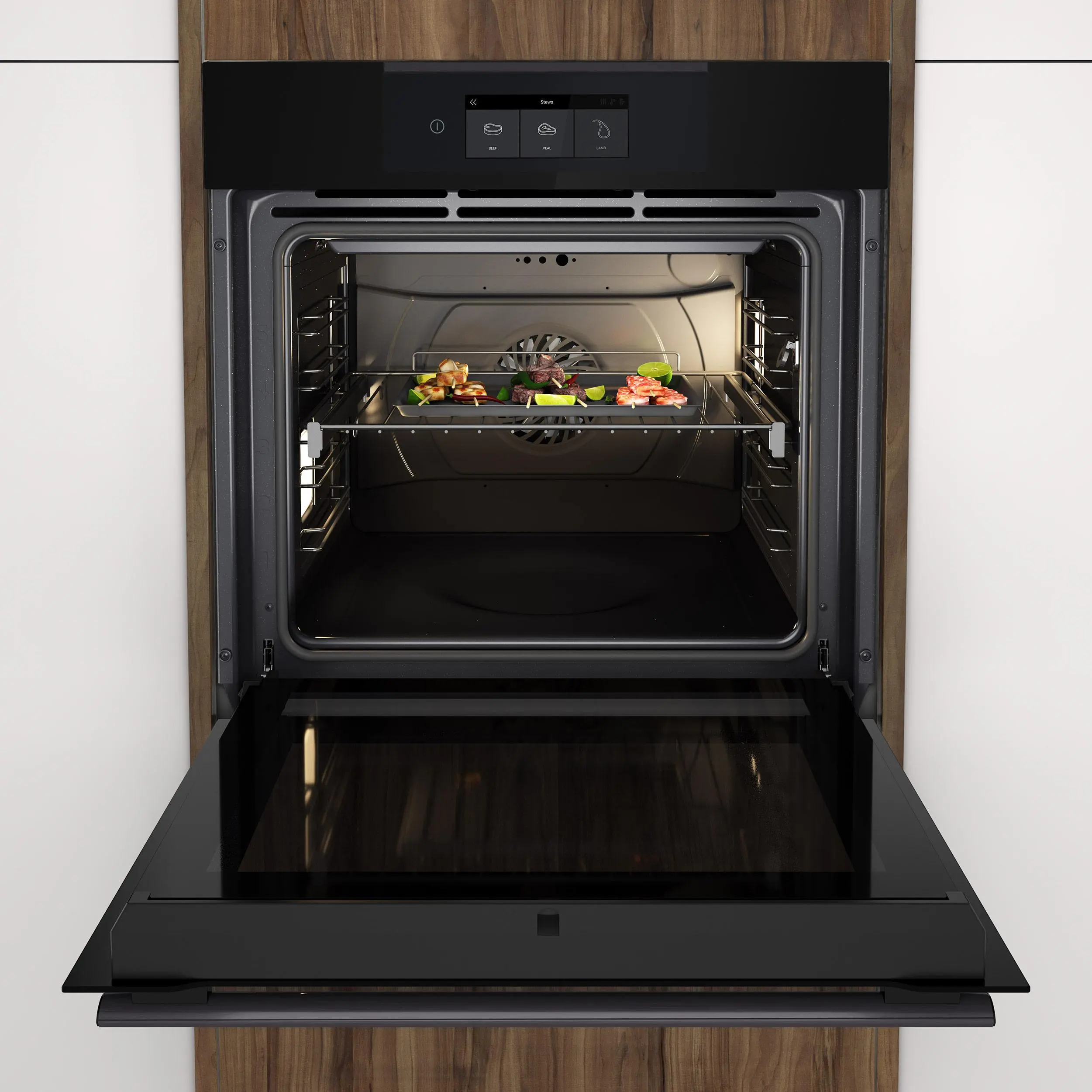 Piekarnik elektryczny Haier I-Touch 4 HWO60SM5T9BH Termoobieg Termosonda Czarny