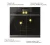 Piekarnik elektryczny Haier I-Touch 4 HWO60SM5T9BH Termoobieg Termosonda Czarny