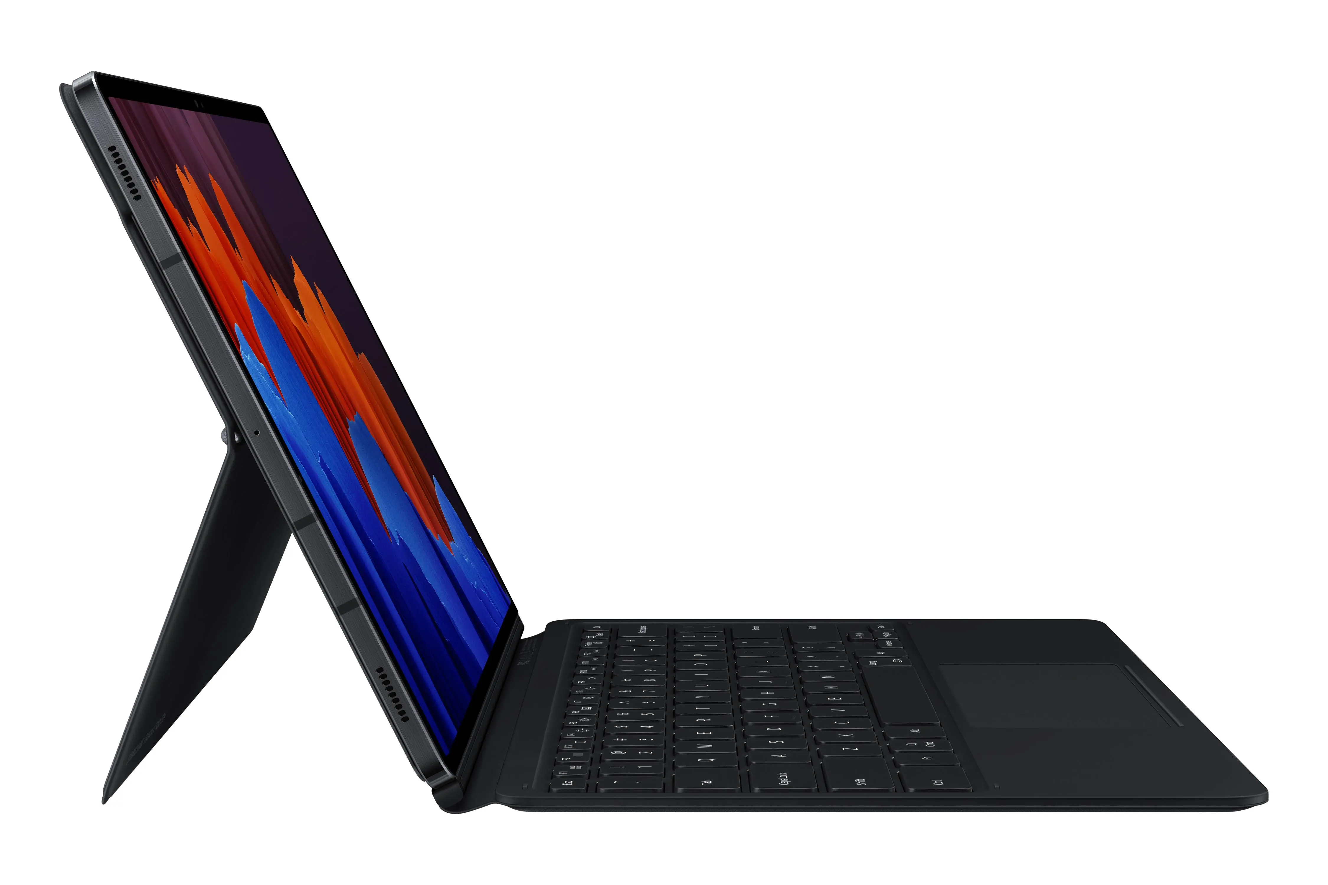 Etui na tablet Samsung Galaxy Tab S7+ Book Cover Keyboard EF-DT970  Czarny