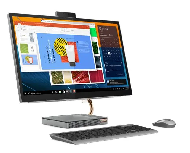 Komputer Lenovo IdeaCentre AIO 5 27IMB05 i5-10400T 27" 16GB RAM 512GB Dysk SSD GTX1650 Win10 Szary