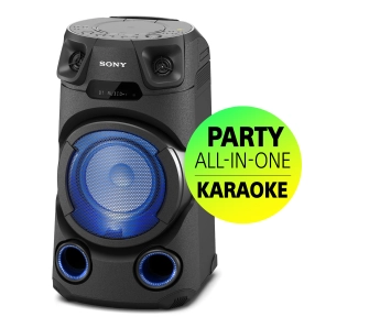 Power Audio Sony MHC-V13 150W Bluetooth Radio FM Czarny