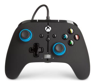 Pad PowerA Enhanced Blue Hint do Xbox Series X/S, Xbox One, PC Przewodowy