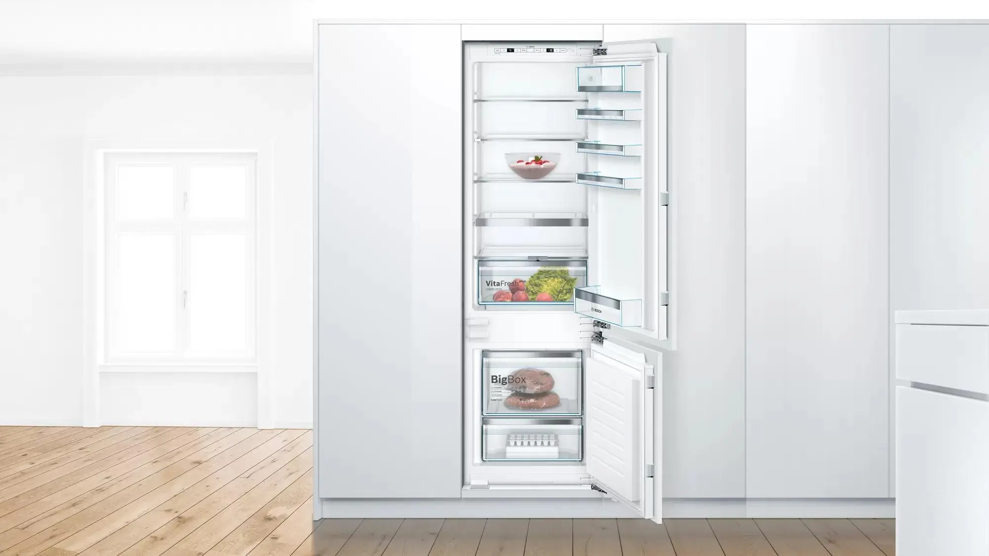 Lodówka Bosch KIS87AFE0 177,2cm Szuflada z kontrolą wilgotności