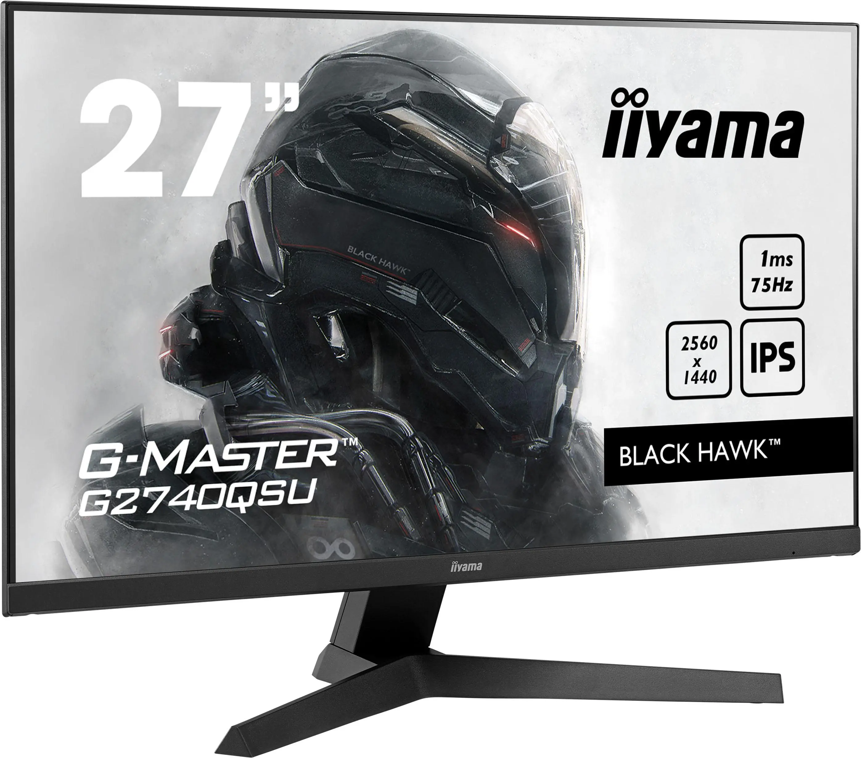 Monitor iiyama G-Master Black Hawk G2740QSU-B1 27" 2K IPS 75Hz 1ms Gamingowy