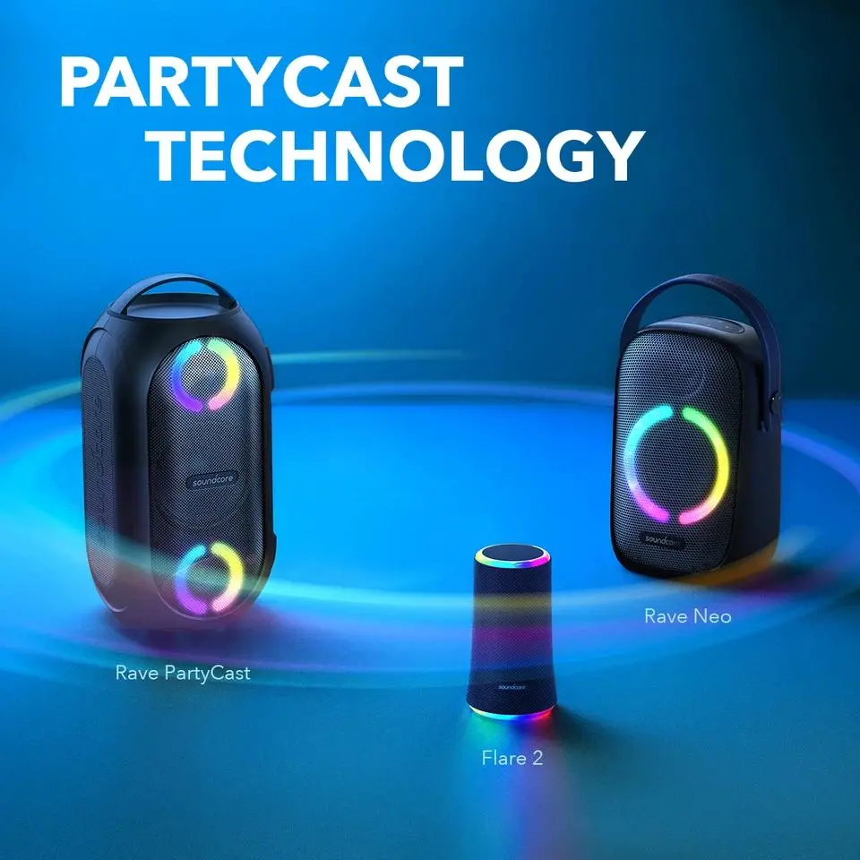 Głośnik Bluetooth Soundcore Rave Neo 50W Czarny