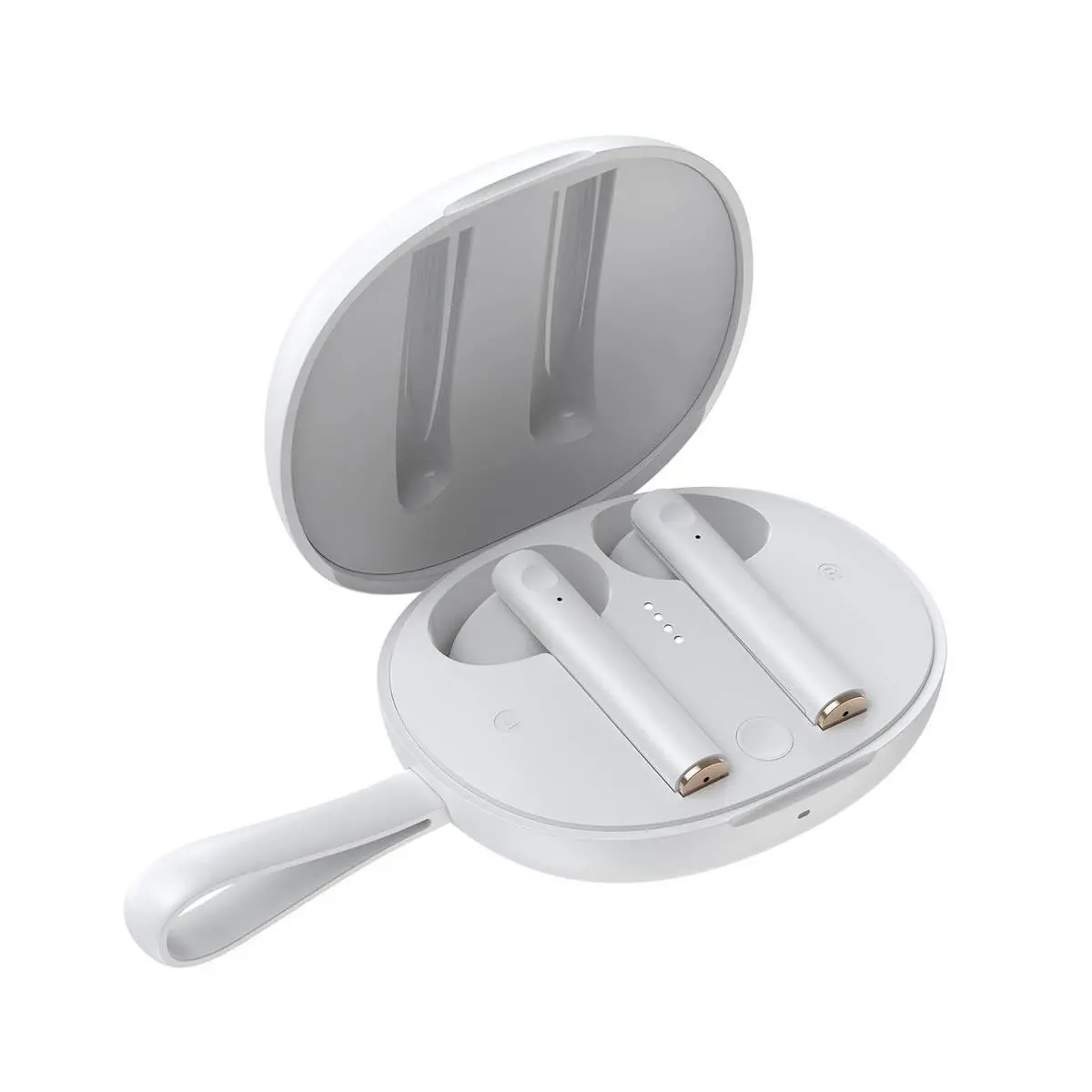 Baseus Encok W05 Dokanałowe Bluetooth 5.0 Biały