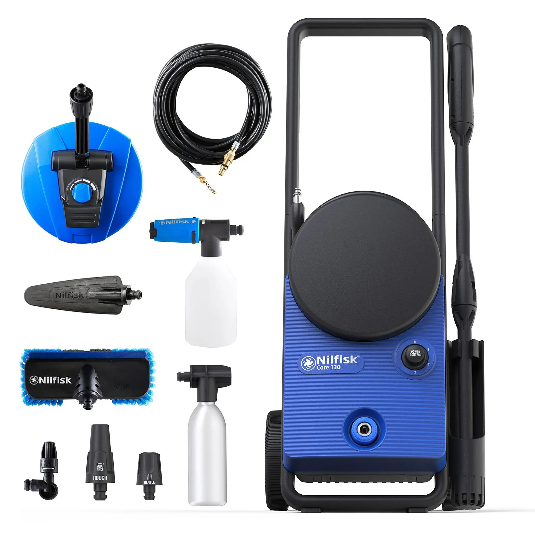 Myjka ciśnieniowa Nilfisk CORE 130-6 POWERCONTROL GARDEN AND CARWASH 462l/h Pompa aluminiowa 6m