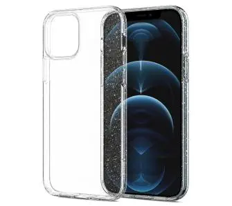 Etui Spigen Liquid Crystal Glitter ACS01698 do iPhone 12/12 Pro crystal quartz