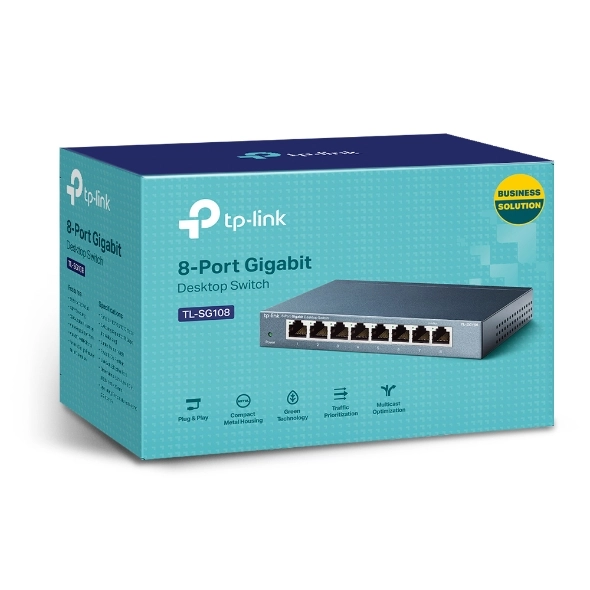 Switch TP-LINK TL-SG108 Niebieski