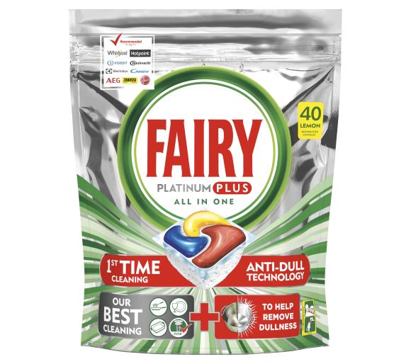 kapsułki do zmywania Fairy Platinum Plus Lemon 40 szt.