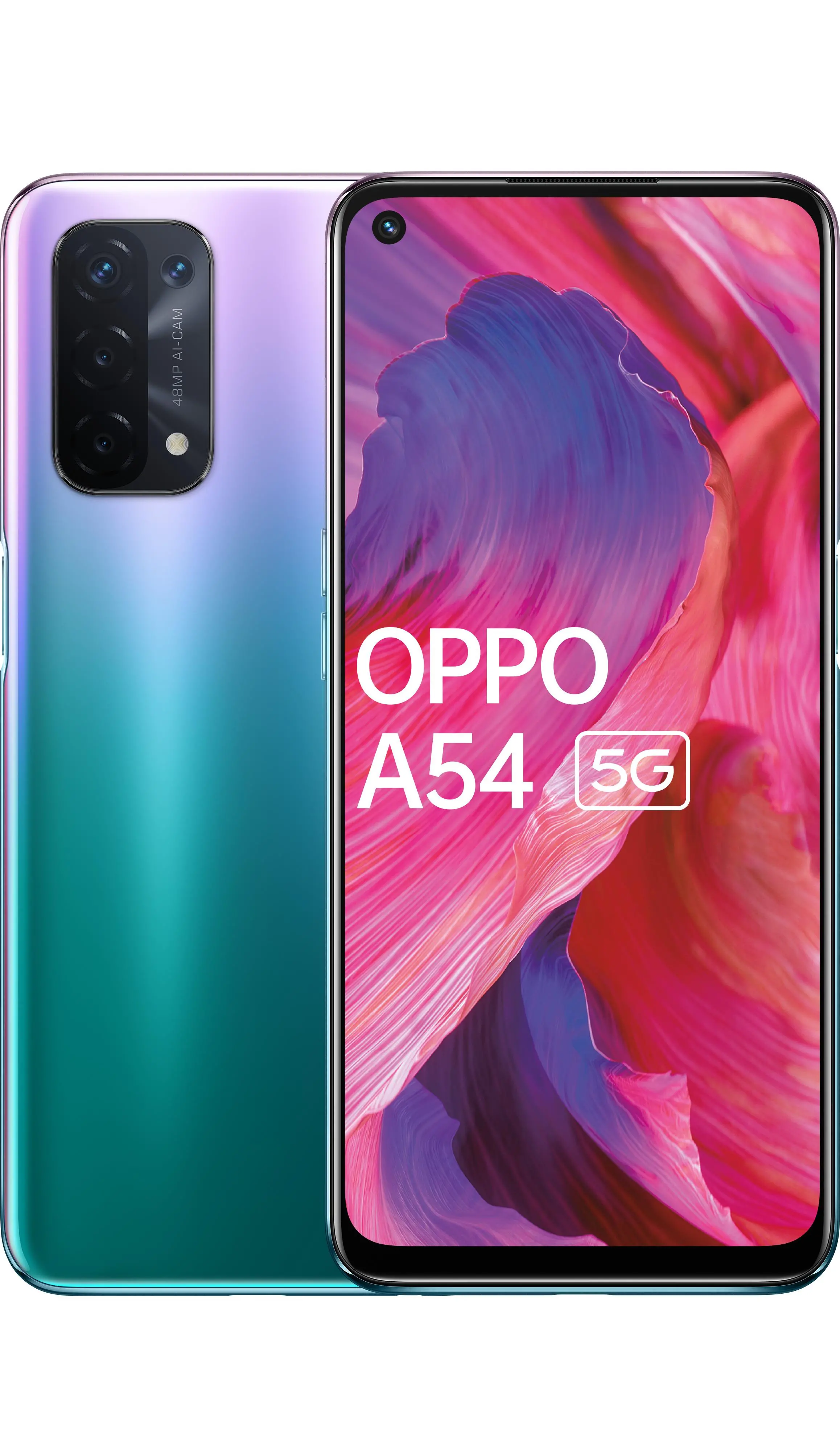 Smartfon OPPO A54 5G 4/64GB 6,5" 90Hz 48Mpix Fioletowo niebieski