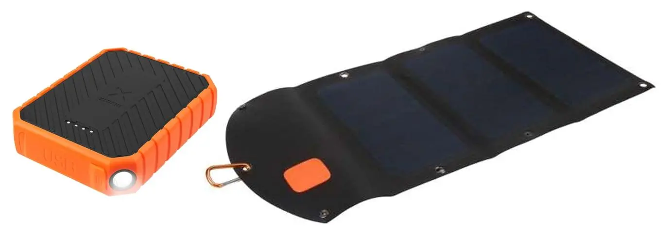 Powerbank Xtorm XR101 Rugged 10000mAh 18W Czarno-pomarańczowy + mata solarna 21W XAP275U