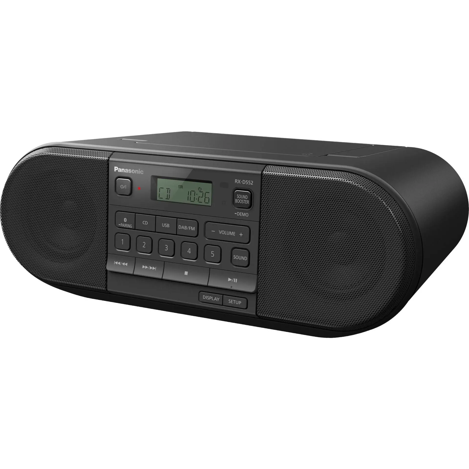 Radioodtwarzacz Panasonic RX-D552E-K Bluetooth Czarny