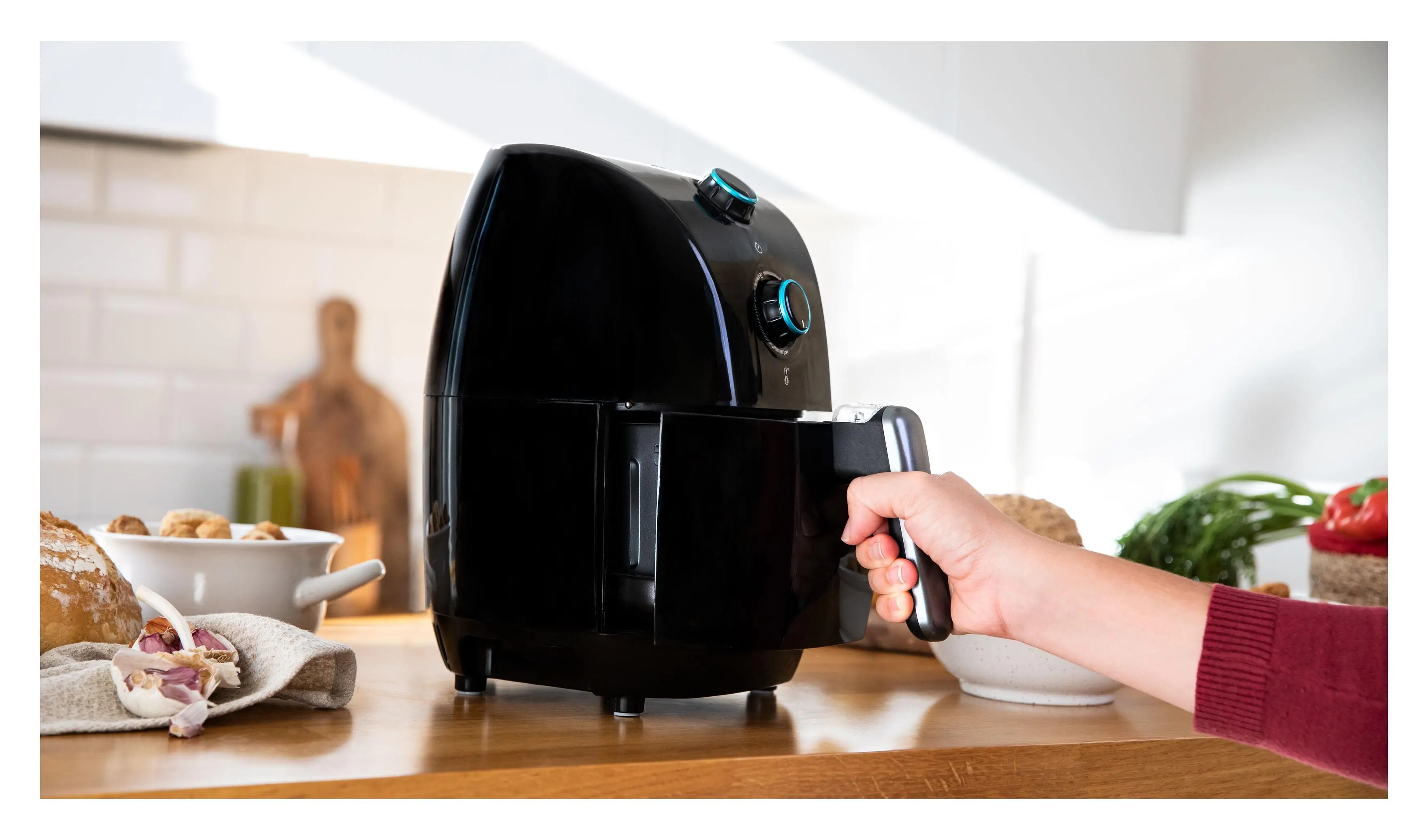 Frytkownica beztłuszczowa Cecotec Cecofry Compact Rapid Moon 900W 1,5l