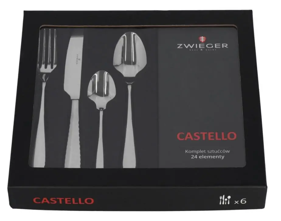 Zestaw sztućców Zwieger Castello 24 elementy