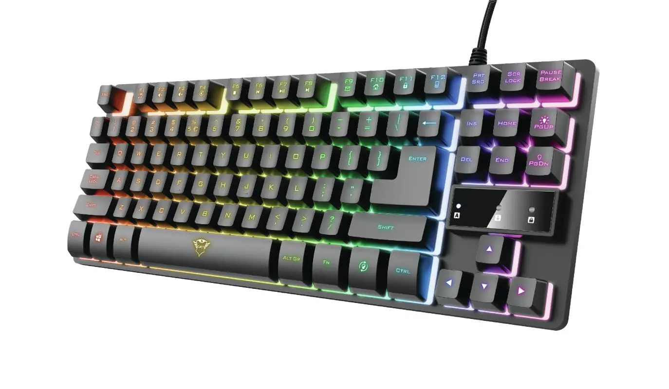 Klawiatura membranowa Trust GXT 833 Thado TKL Czarny