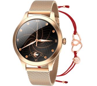 Smartwatch Maxcom FW42 Gold + bransoletka marki Ania Kruk