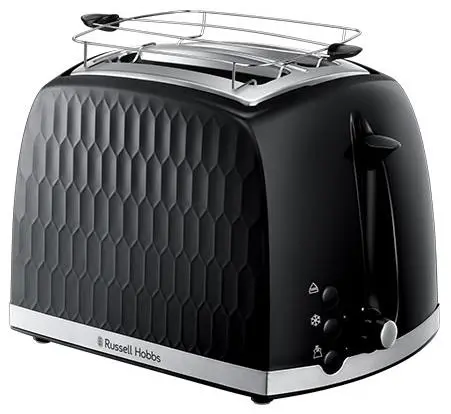Toster Russell Hobbs Honeycomb Black 26061-56 Ruszt do bułek Rozmrażanie