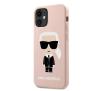 Etui Karl Lagerfeld Silicone Iconic KLHCP12SSLFKPI do iPhone 12 mini