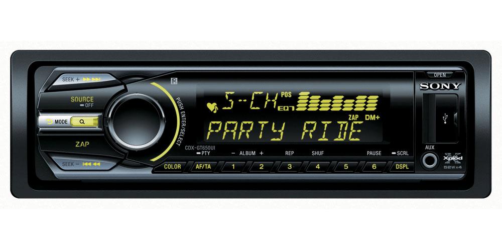 Radioodtwarzacz samochodowy Sony CDX-GT650UI