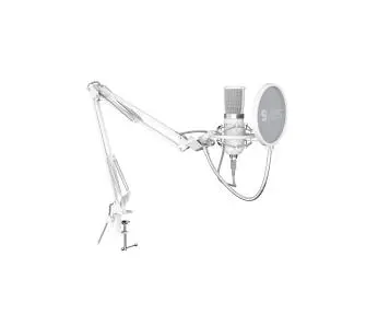 Mikrofon SPC Gear SM950 Streaming USB Microphone  (SPG106) Przewodowy Pojemnościowy Biały