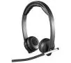 Słuchawki bezprzewodowe z mikrofonem Logitech Wireless Headset H820E Nauszne Czarno-srebrny