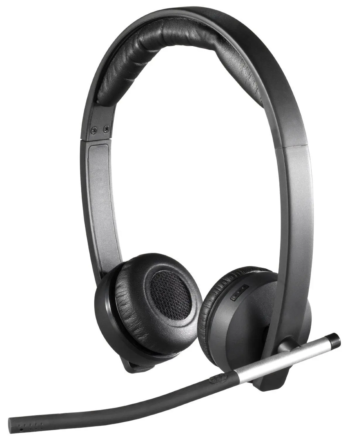 Słuchawki bezprzewodowe z mikrofonem Logitech Wireless Headset H820E Nauszne Czarno-srebrny