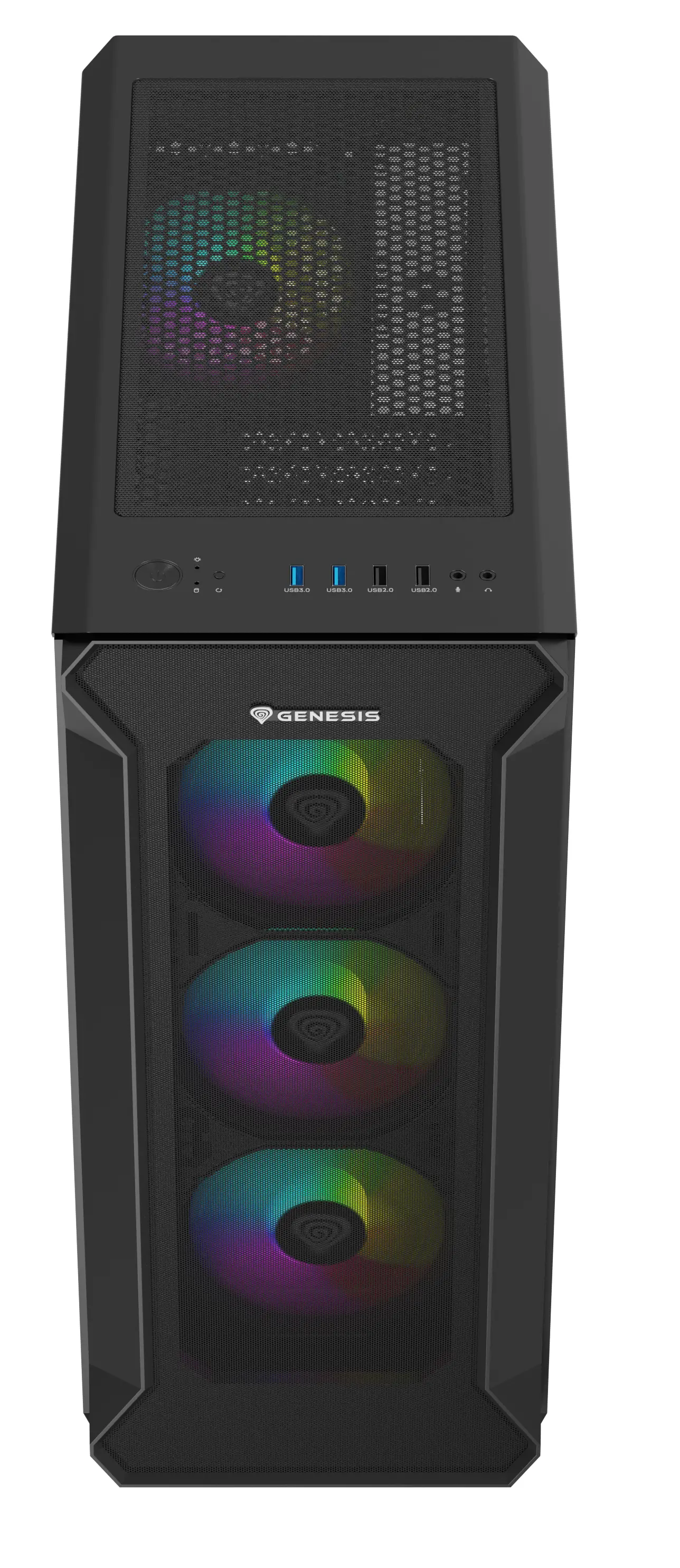 Obudowa Genesis Irid 505 V2 ARGB Czarny
