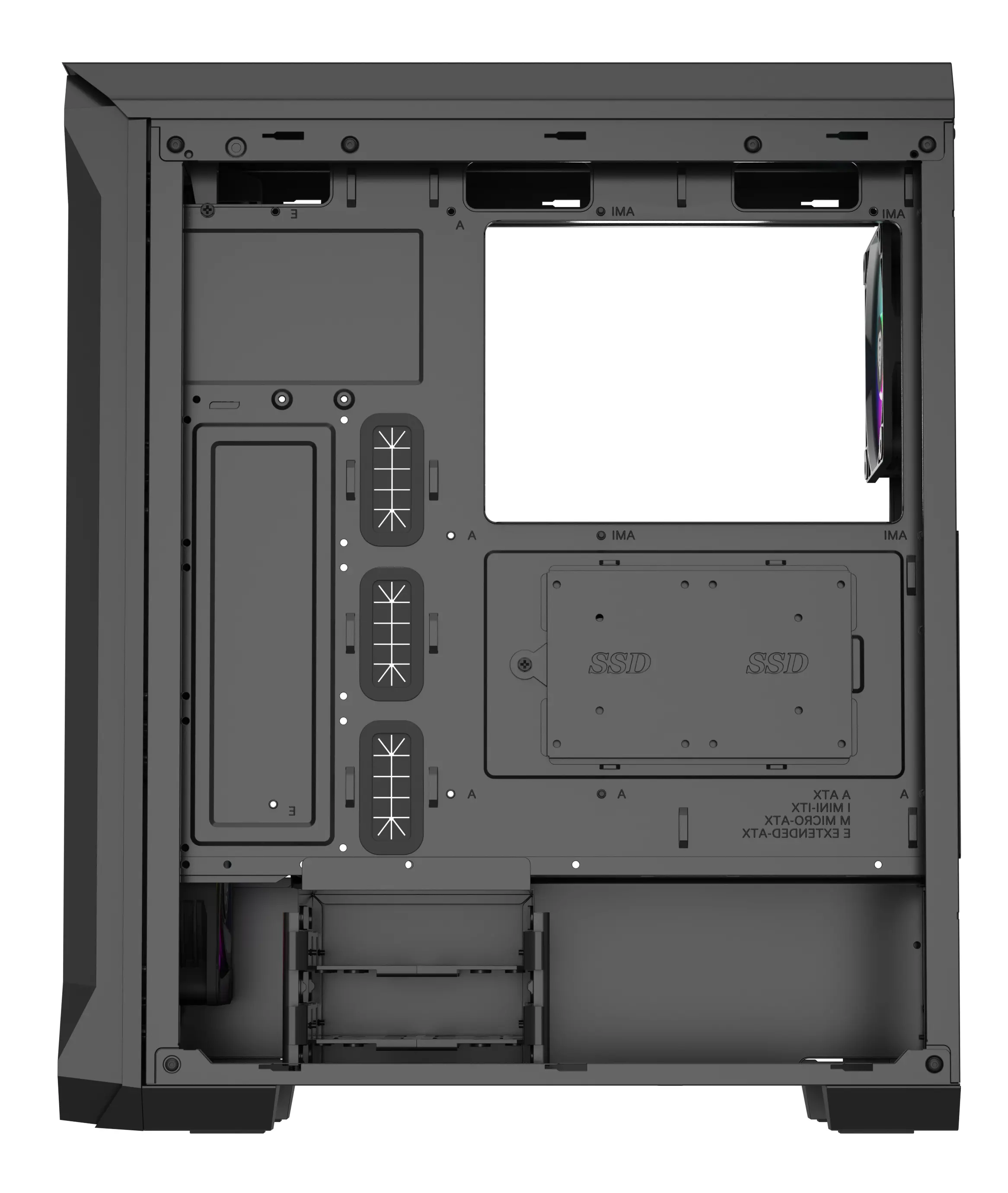 Obudowa Genesis Irid 505 V2 ARGB Czarny