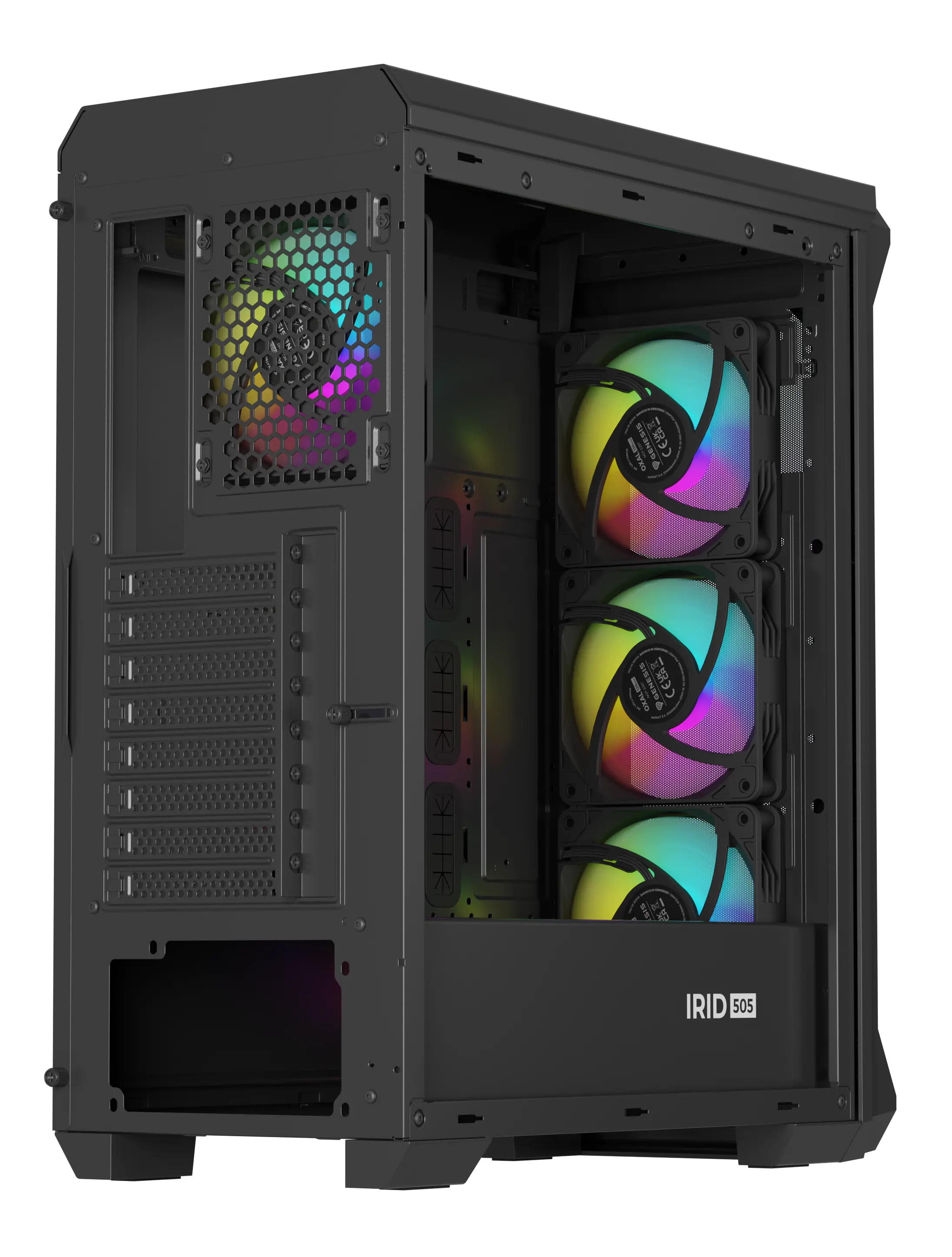 Obudowa Genesis Irid 505 V2 ARGB Czarny