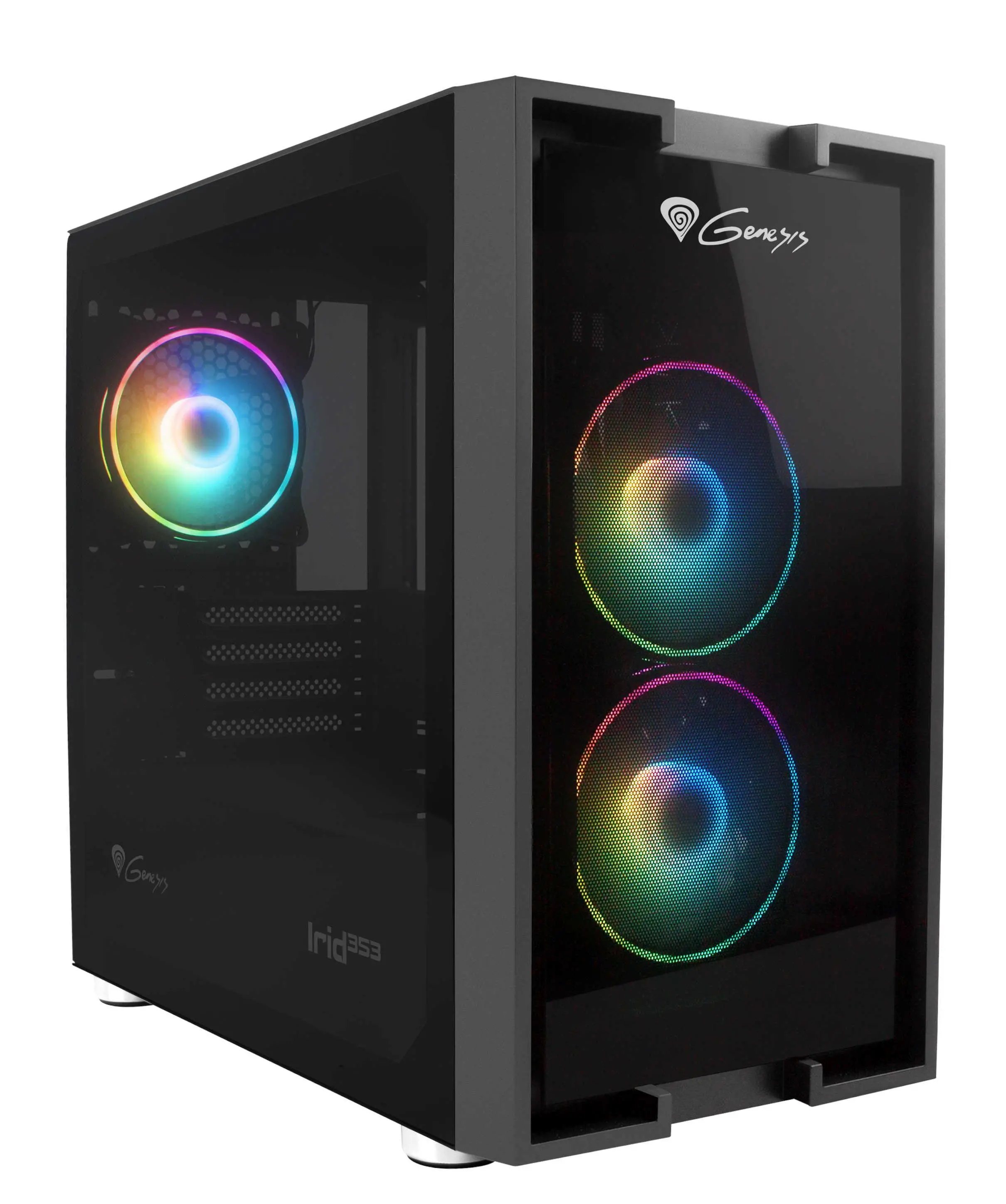 Obudowa Genesis Irid 353 ARGB Czarny