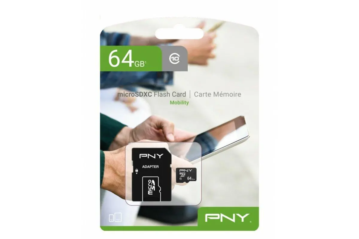 Karta pamięci PNY microSDXC 64GB 100/10 mb/s