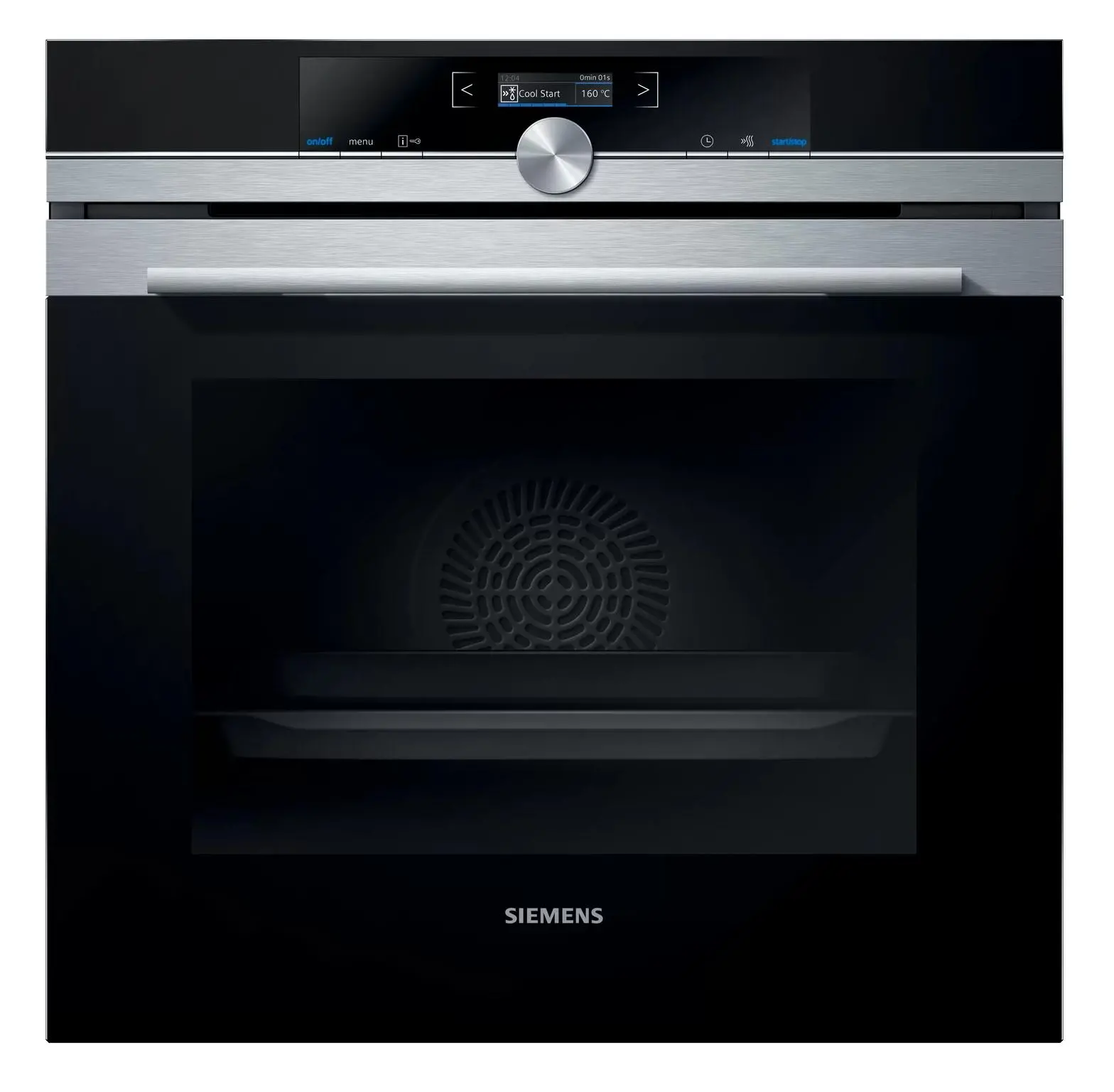 Piekarnik elektryczny Siemens iQ700 HB632GBS1 Termoobieg Srebrno-czarny