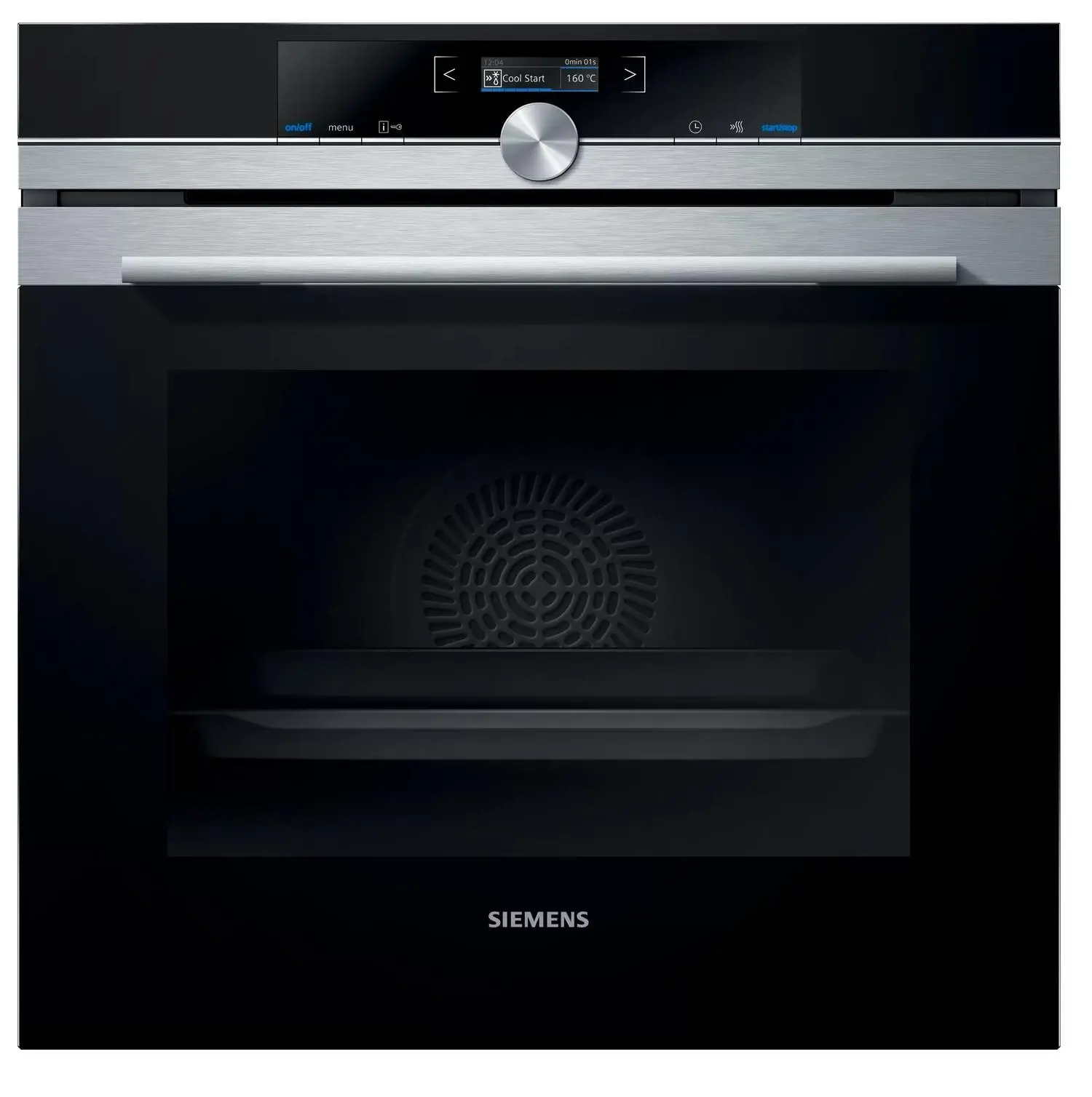 Piekarnik elektryczny Siemens iQ700 HB672GBS1 Termoobieg Srebrno-czarny