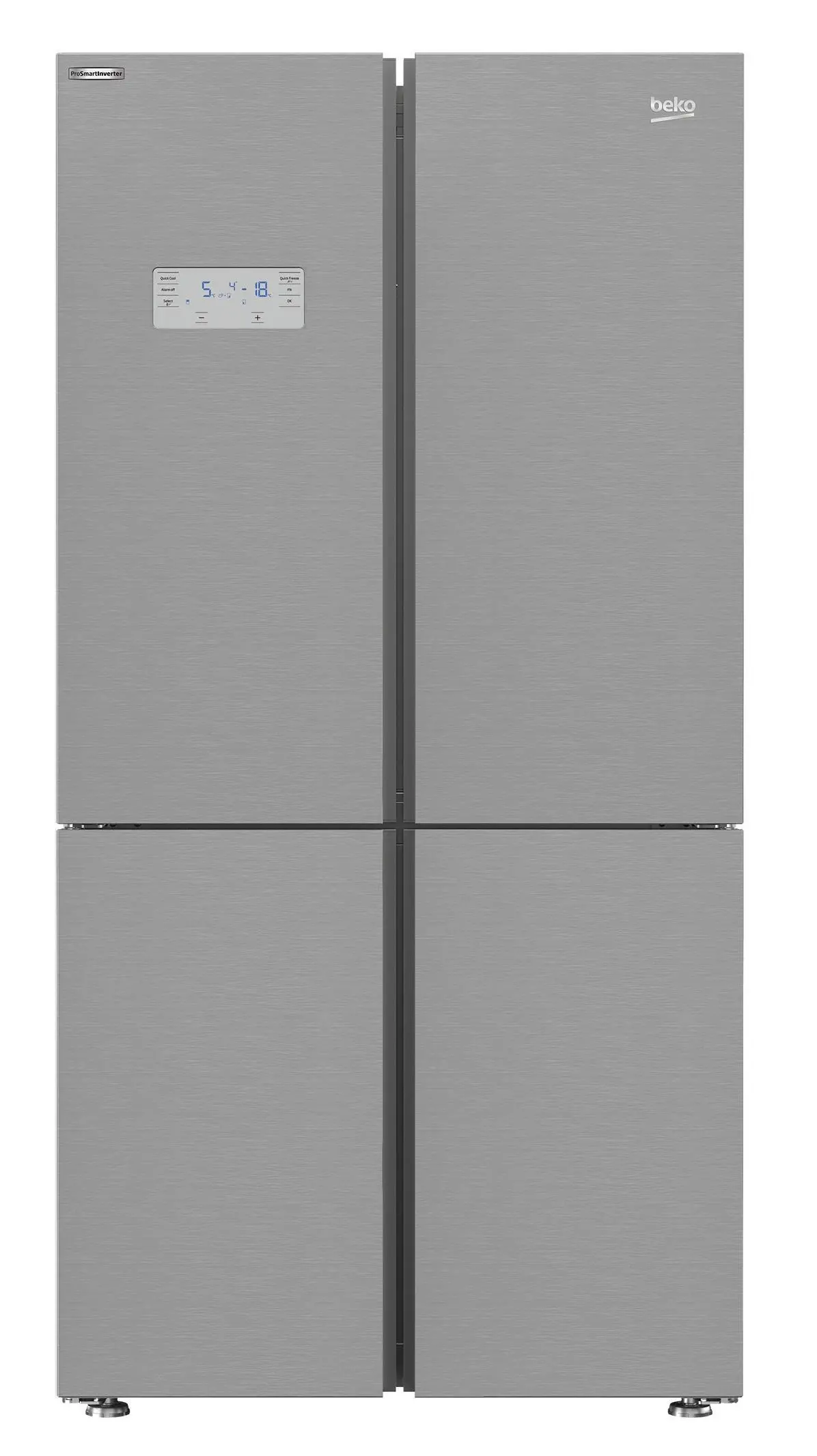 Lodówka Beko GN1416233ZXN Pełny No Frost 182cm Szuflada z kontrolą wilgotności Stalowy