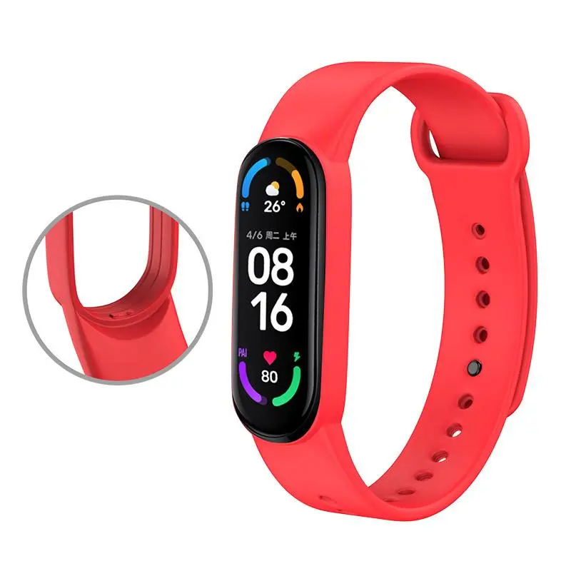 Opaska Yunmi Mi Band 5/6 XMBDST44 Czerwony