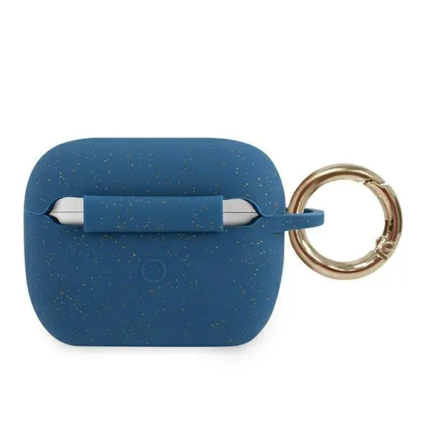 Etui na słuchawki Guess GUACAPSILGLBL AirPods Pro Niebieski