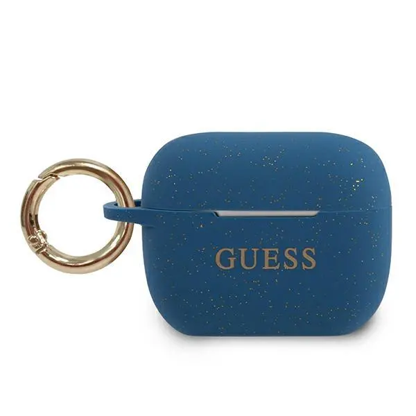 Etui na słuchawki Guess GUACAPSILGLBL AirPods Pro Niebieski
