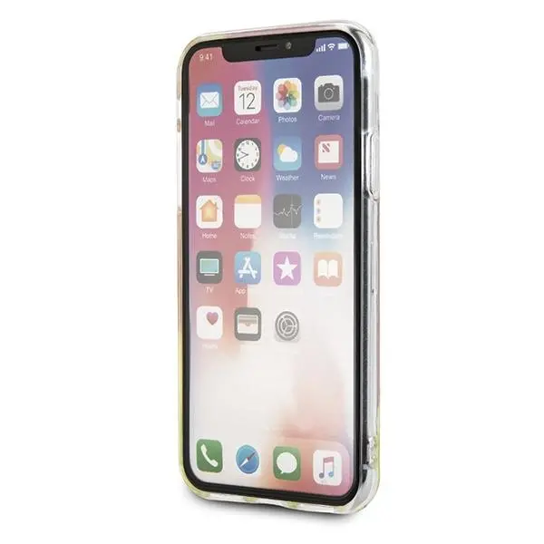 Etui Guess California Glow in the dark GUHCPXGLCPI do iPhone X/Xs Różowy