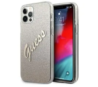 Etui Guess Glitter Gradient Script GUHCP12MPCUGLSGO do iPhone 12/12 Pro
