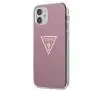 Etui Guess Metallic GUHCP12SPCUMPTPI do iPhone 12 mini Różowy
