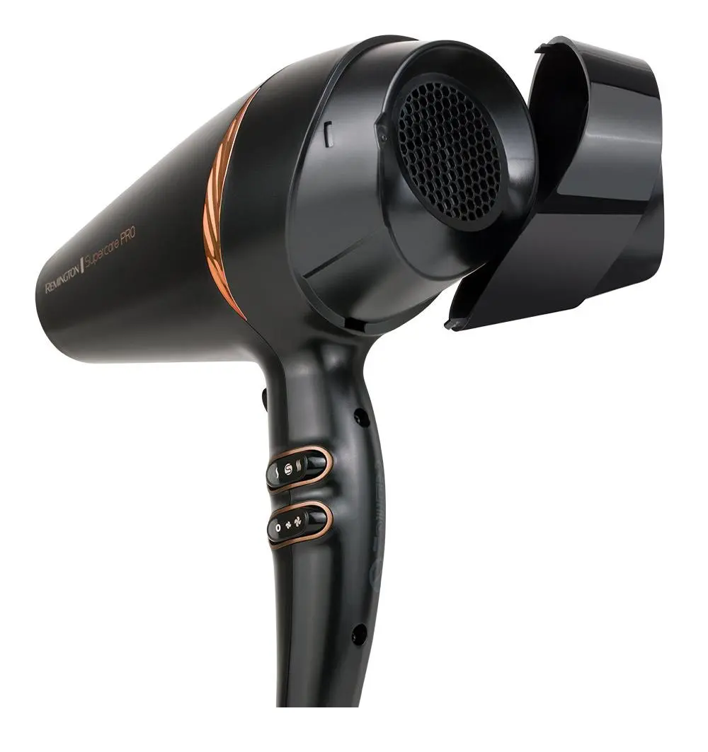 Suszarka do włosów Remington Supercare Pro AC7200 Jonizacja Dyfuzor Zimny nawiew 2200W 2 prędkości 3 temperatury